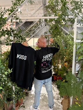 Harry Styles Black Graphic Short Sleeve Tee